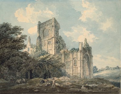 Abbazia di Kirkstall, Yorkshire, c. 1790-1802 da Thomas Girtin