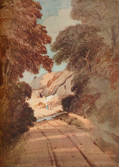 Strada e Cottages da Thomas Girtin