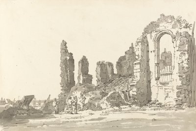 Rovine del Palazzo Savoy, Londra da Thomas Girtin
