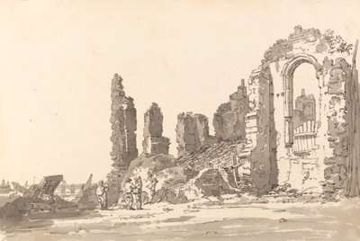 Rovine del Palazzo Savoy, Londra da Thomas Girtin