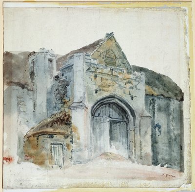 Il granaio della decima, Abbotsbury da Thomas Girtin