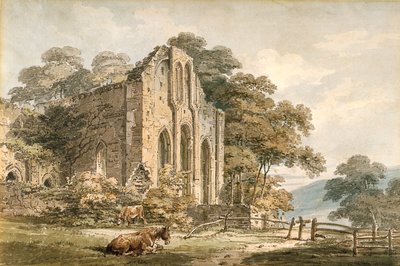 Abbazia di Valle Crucis, Denbighshire, Galles del Nord da Thomas Girtin