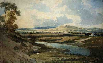 Veduta vicino a Bromley, Kent da Thomas Girtin