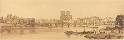 Vista del Pont de la Tournelle e Notre Dame presa dall
