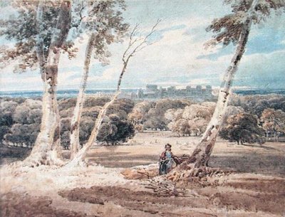 Castello di Windsor dal Great Park da Thomas Girtin
