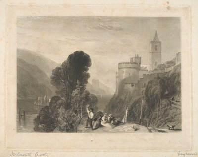 Castello di Dartmouth, sul Fiume Dart da Thomas Goff Lupton