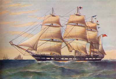 Clipper Ship, Sussex, c1853 da Thomas Goldsworth Dutton