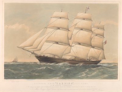 Clipper Ship Taeping, 767 tonnellate da Thomas Goldsworth Dutton