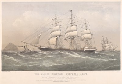 Le navi della Albion Shipping Company da Thomas Goldsworth Dutton
