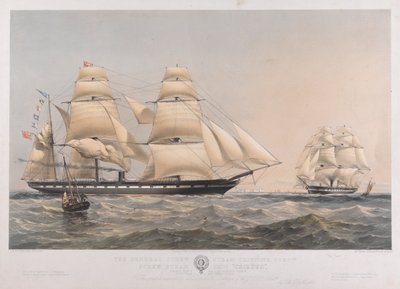 La nave a vapore della General Screw Steam Shipping Company, Croesus da Thomas Goldsworth Dutton