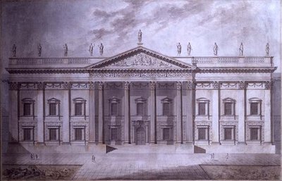 Progetto per una Casa del Senato, Londra da Thomas Hardwick