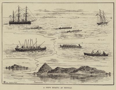 Regata di una nave a Trinidad da Thomas Harrington Wilson