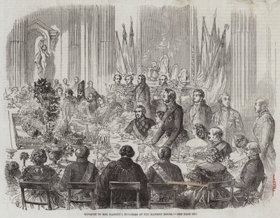 Banchetto ai ministri di Sua Maestà alla Mansion House da Thomas Harrington Wilson