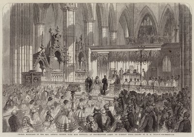 Matrimonio corale del reverendo Arthur Thynne con Miss Kendall, all