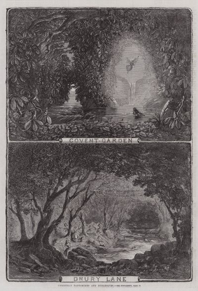Pantomime e burlesque di Natale da Thomas Harrington Wilson