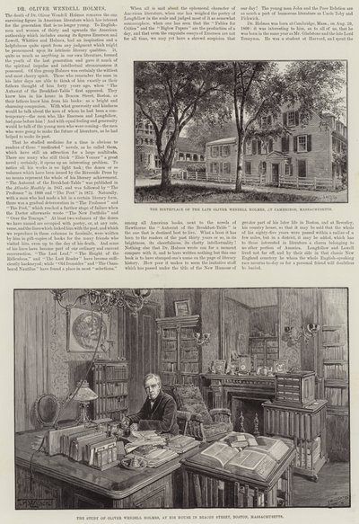 Dr Oliver Wendell Holmes da Thomas Harrington Wilson