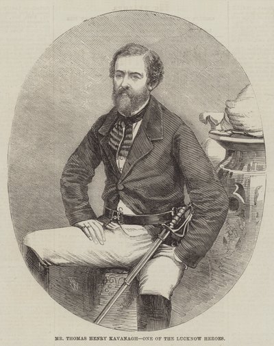 Mr Thomas Henry Kavanagh, uno degli eroi di Lucknow da Thomas Harrington Wilson