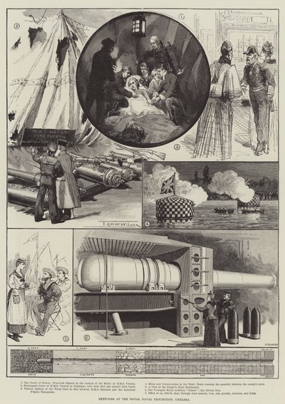 Schizzi alla Mostra Navale Reale, Chelsea da Thomas Harrington Wilson
