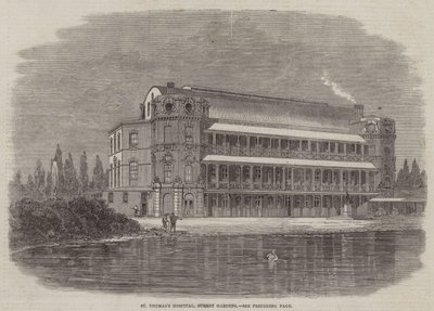 Ospedale di San Tommaso, Surrey Gardens da Thomas Harrington Wilson