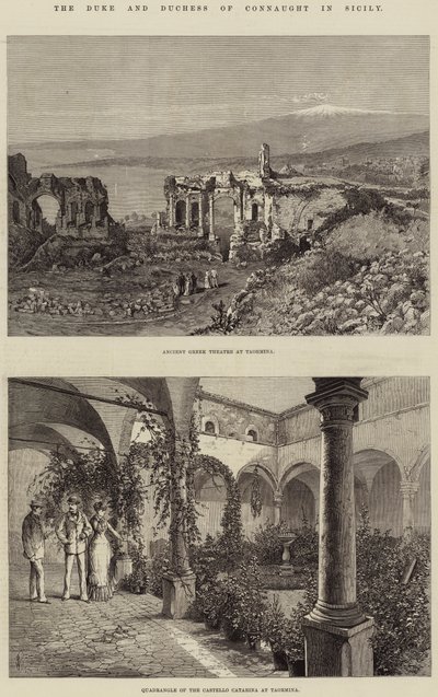 Il Duca e la Duchessa di Connaught in Sicilia da Thomas Harrington Wilson