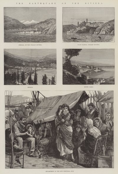 Il terremoto sulla Riviera da Thomas Harrington Wilson