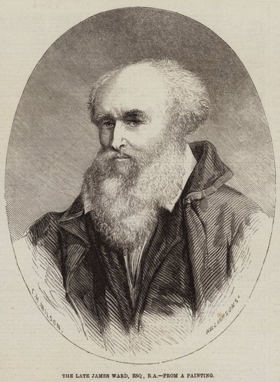 Il defunto James Ward, Esquire, RA da Thomas Harrington Wilson
