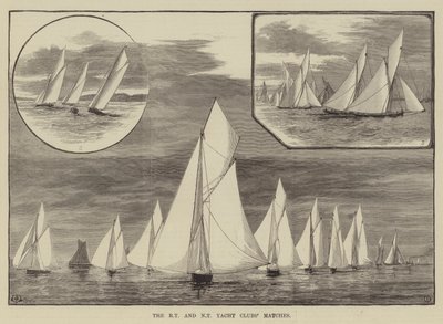 Le Regate dei Royal Thames e New Thames Yacht Clubs da Thomas Harrington Wilson