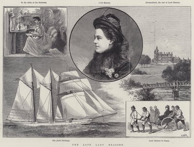 La defunta Lady Brassey da Thomas Harrington Wilson