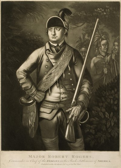 Maggiore Robert Rogers, Comandante in capo degli indiani nei territori di frontiera dell