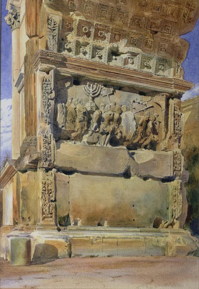 Arco di Tito, Roma, 1842 da Thomas Hartley Cromek