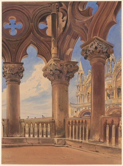 Piazza San Marco dal Palazzo Ducale da Thomas Hartley Cromek