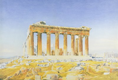 Il Partenone, c.1834 da Thomas Hartley Cromek