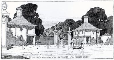 Ingresso a Brooklandwood, Baltimora, USA, da 