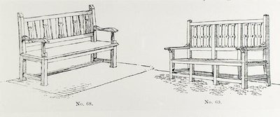 Panchine da giardino, da 