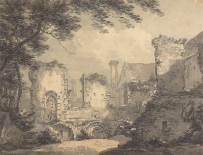 Priorato di Castle Acre da Thomas Hearne