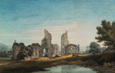 Abbazia di Glastonbury, 1795 da Thomas Hearne