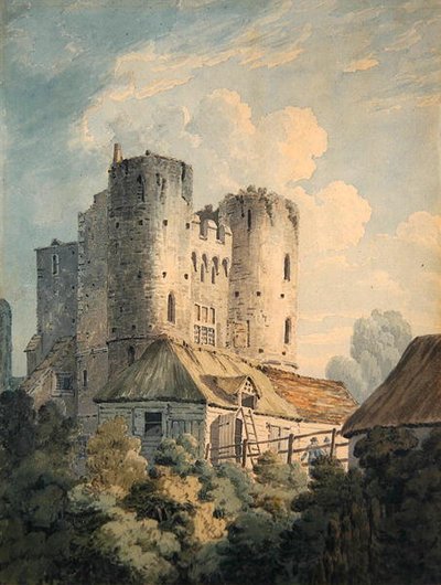 Castello di Saltwood da Thomas Hearne