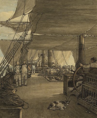 Scena a bordo della HMS 
