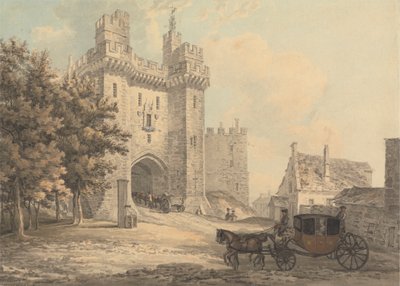 Il portale del castello di Lancaster da Thomas Hearne