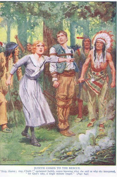 Judith viene in soccorso (litografia a colori) da Thomas Heath Robinson