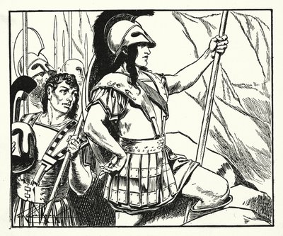 Leonida (litografia) da Thomas Heath Robinson