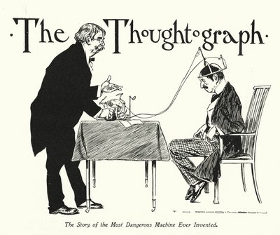 Il Thoughtograph (litografia) da Thomas Heath Robinson