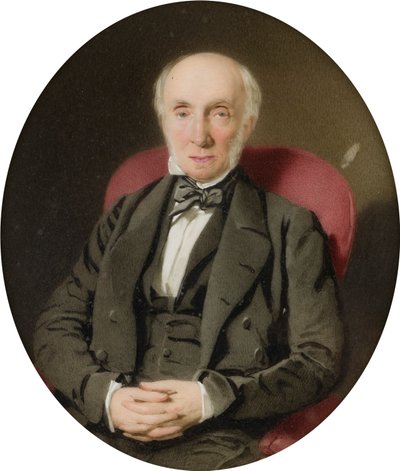 Ritratto di William Wordsworth (1770-1850) (c.1822-50) da Thomas Heathfield Carrick