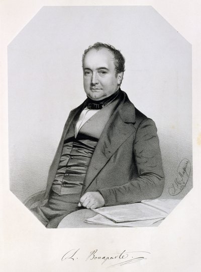 Carlo Lucien Jules Laurent Bonaparte, Principe di Canino e Musignano (1803-57) 1850 da Thomas Herbert Maguire