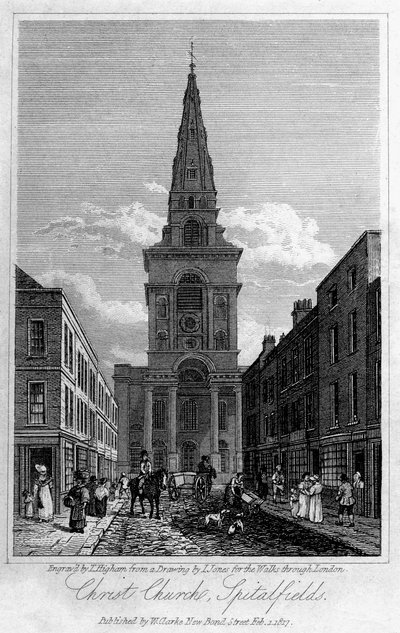 Chiesa di Cristo, Spitalfields, Londra da Thomas Higham