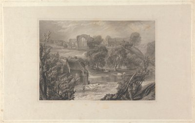 Abbazia di Egglestone, vicino a Barnard Castle da Thomas Higham