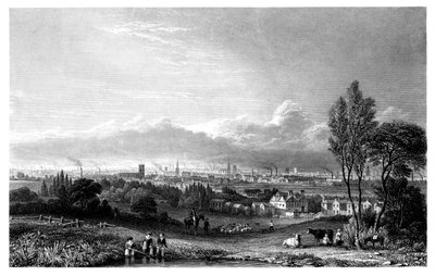 Veduta di Manchester da Thomas Higham