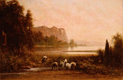Trapper nelle montagne di Yosemite, 1899 da Thomas Hill