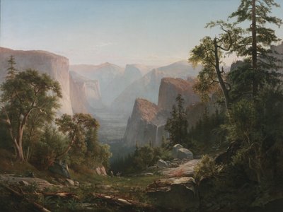 Veduta della Valle di Yosemite, 1865 da Thomas Hill