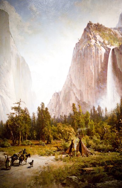 Valle di Yosemite (El Capitan e Bridal Veil Falls) da Thomas Hill